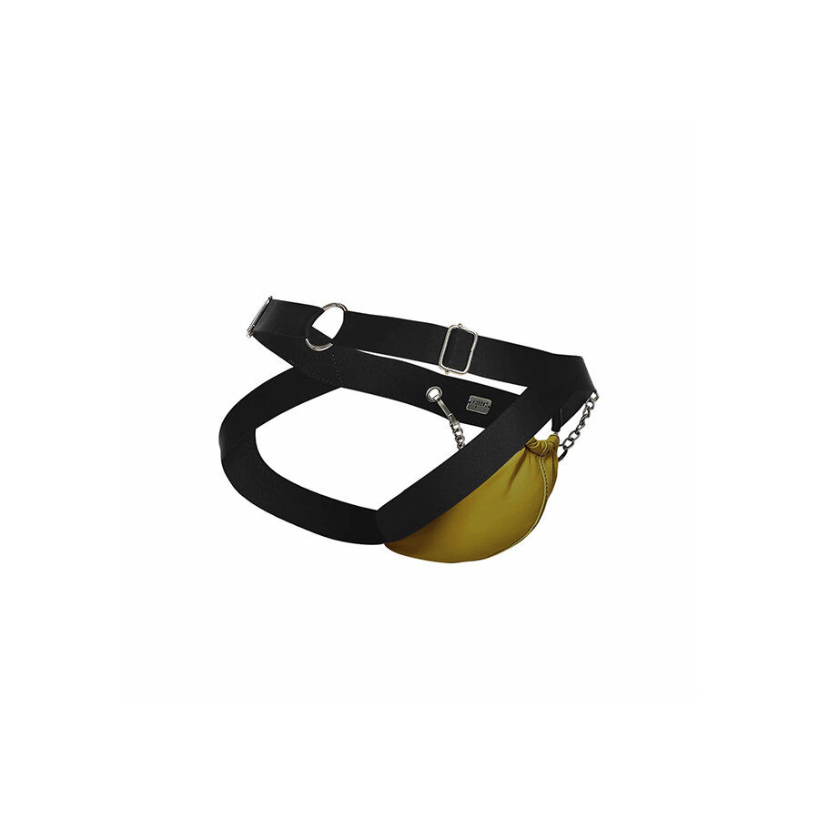 MOB – sárga jockstrap láncokkal, egy méretben - Image 8