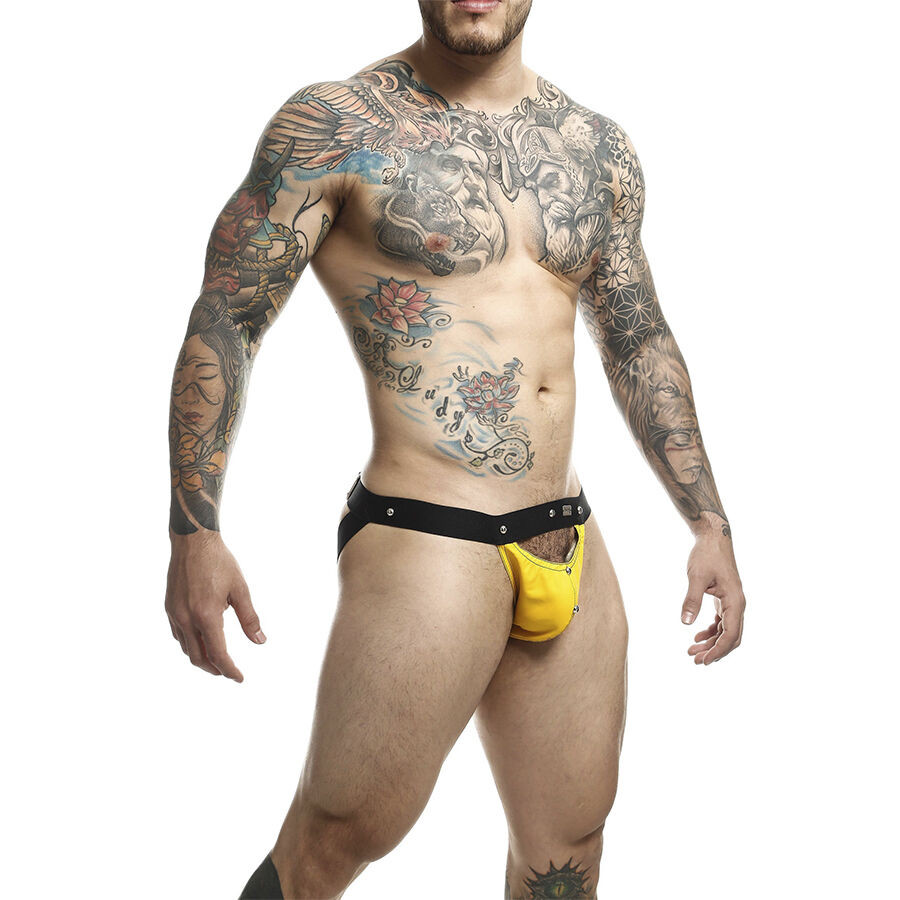 MOB - sárga sport jockstrap, egy méretben, stílusosan - Image 3