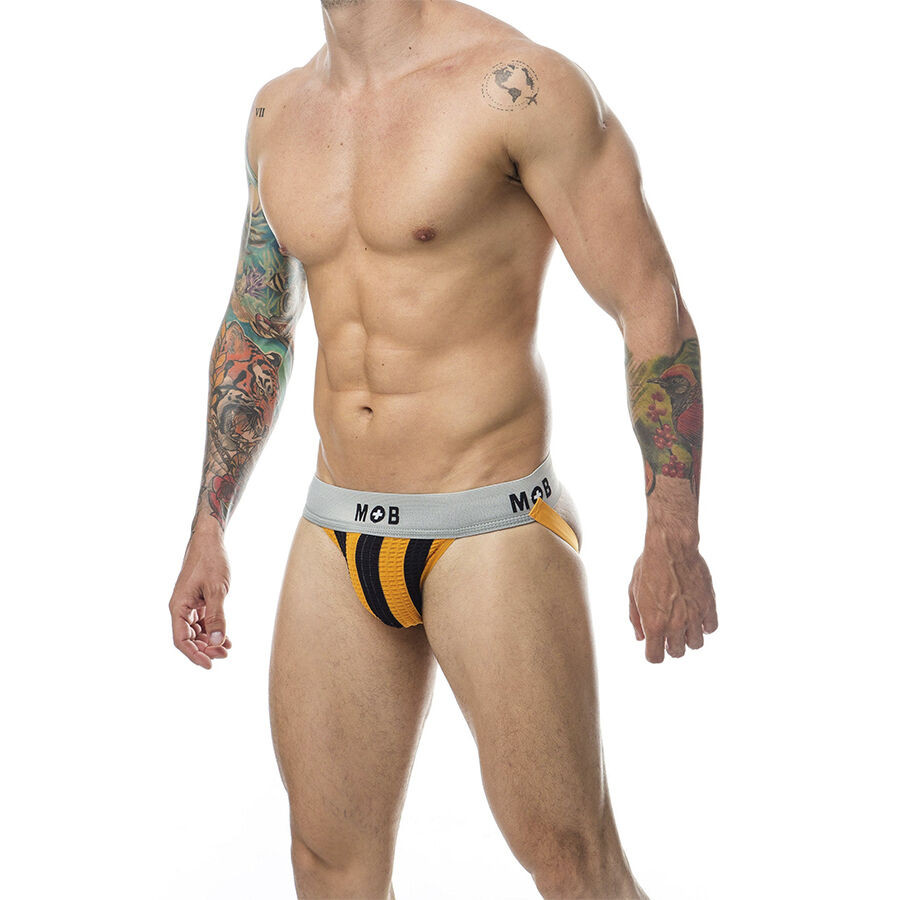 MOB – klasszikus jock stripe narancs L méretben - Image 2