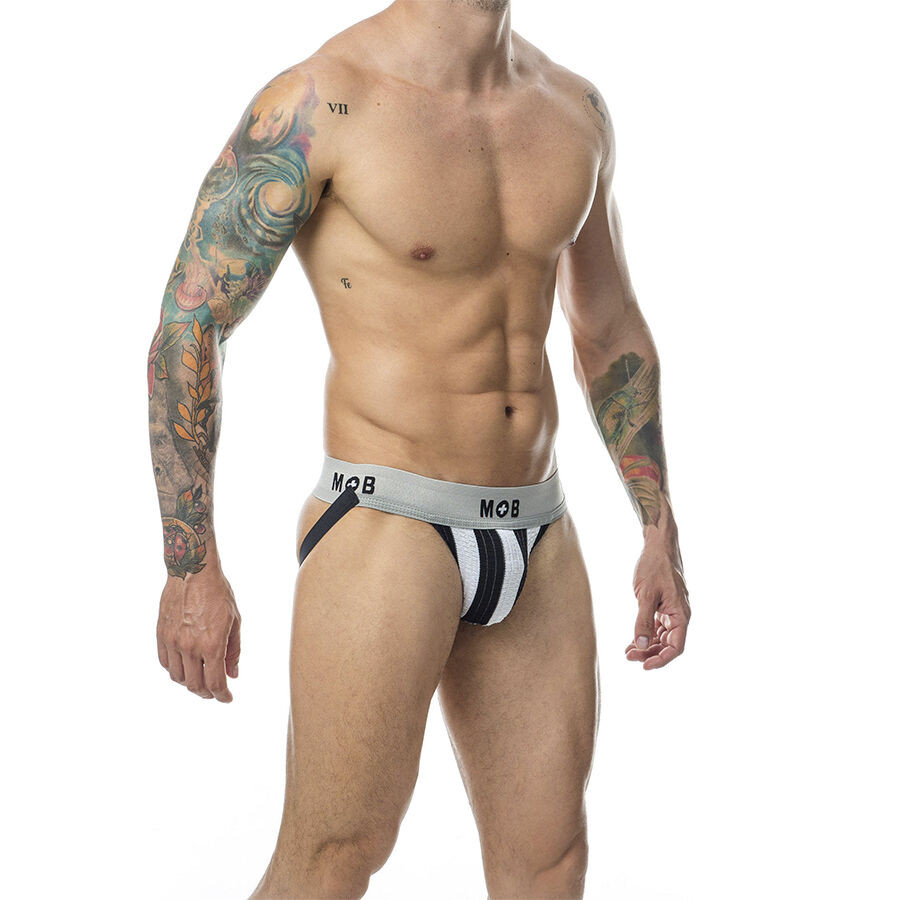 MOB Classic Stripe – prémium fehér jock méret S - Image 3