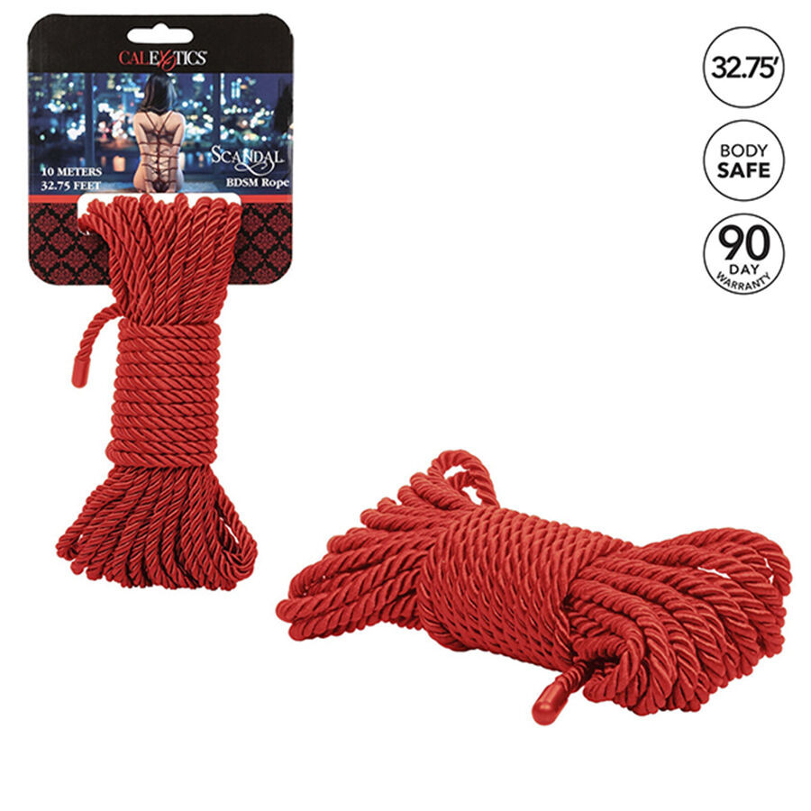 CALEXOTICS – Scandal Red 10 m BDSM kötél - Image 3