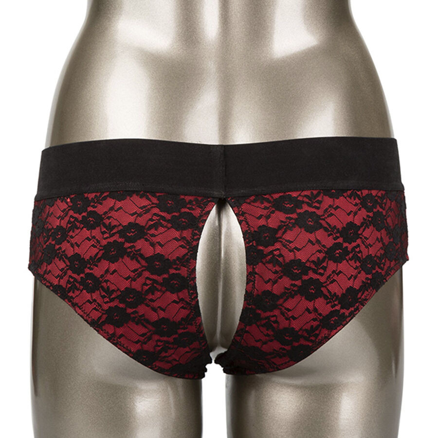 CALEXOTICS - Scandal - dildós, nyitott bugyi szett L/XL - Image 5