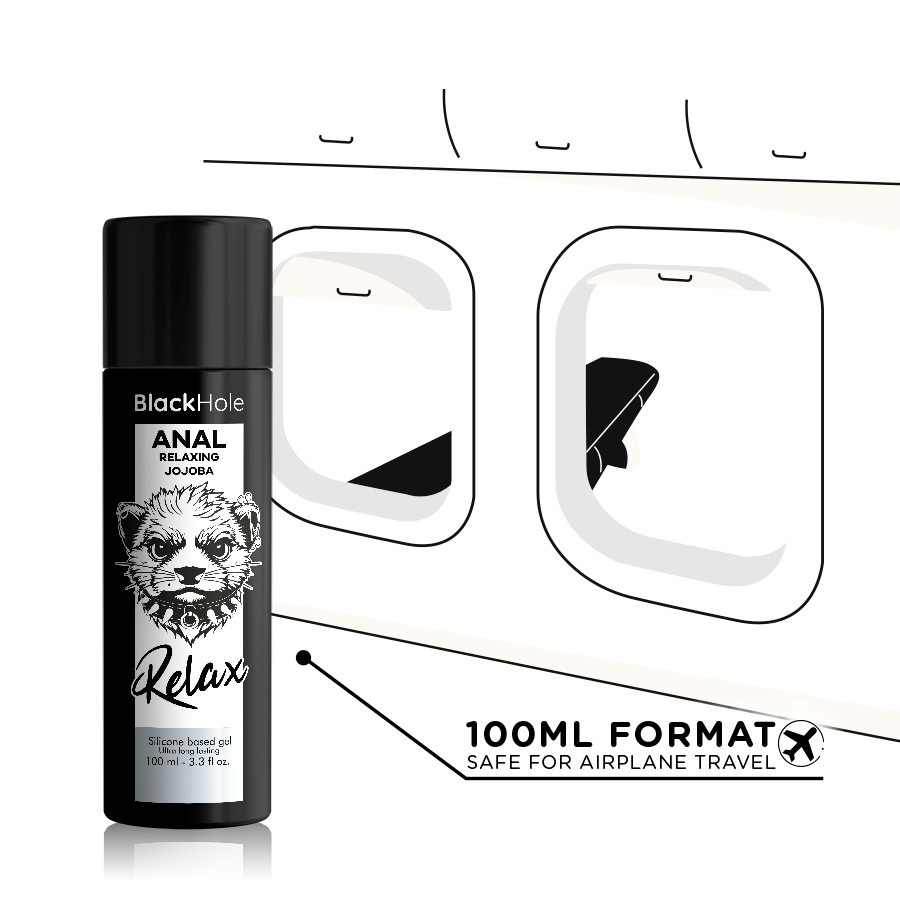 BLACK HOLE - relaxáló szilikon alapú anális síkosító 100 ml - Image 5