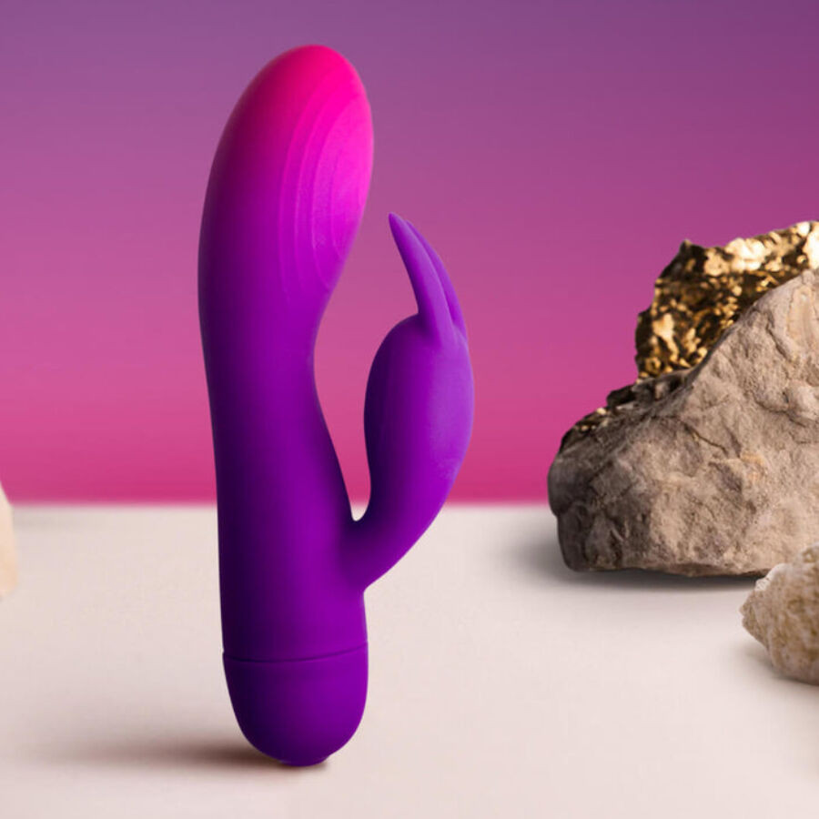 Rocks-Off Glo Girl – prémium nyúl vibrátor lilában - Image 3