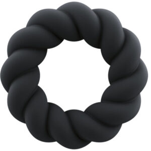 Rocks-Off Twist Black – szilikon maszturbáló gyűrű