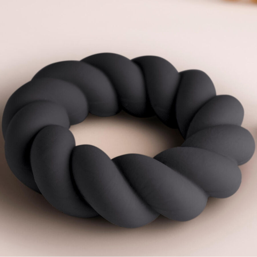 Rocks-Off Twist Black – szilikon maszturbáló gyűrű - Image 3