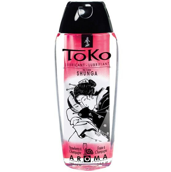 SHUNGA - eper- és pezsgő aroma prémium síkosító