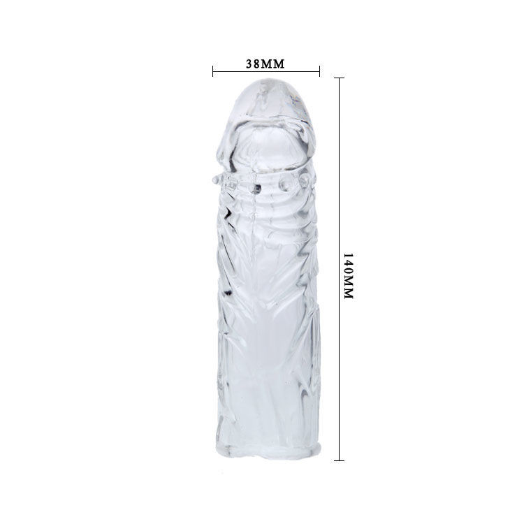BAILE – átlátszó szilikon péniszborító 13 cm - Image 6