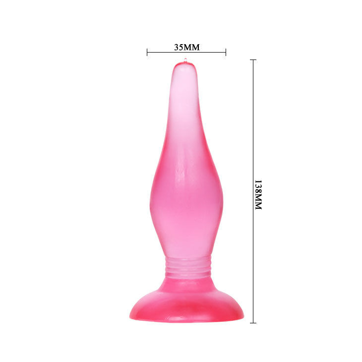 BAILE - lilás, puha tapintású anál plug 14,2 cm - Image 4