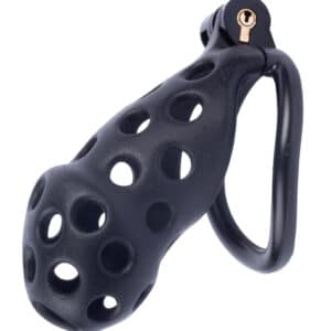 Dotty XL – prémium férfi zár alagút 10 x 4 cm, fekete