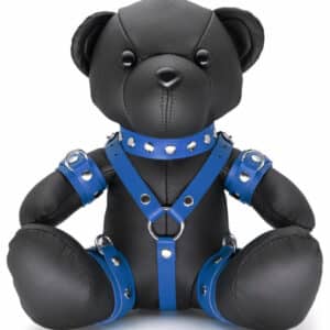 Bendy – prémium BDSM mackó kék bőrből