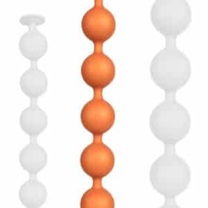 Nocty Balls M – prémium anális golyók narancsszínben