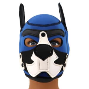 Blue-White Puppy Fox – neopréna maszk stílusos védelemhez