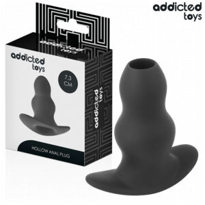 ADDICTED TOYS – üreges szilikon anális dugó, S méret (7,3 cm)