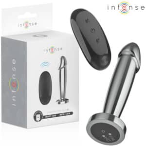 INTENSE – fémből készült vibráló análplug távirányítóval