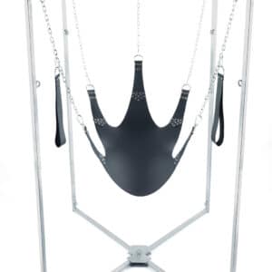 Kit Sling Cuir – elegáns bőr hinta fekete öt ponttal