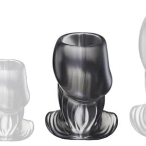 Holik Tunnel Plug L – prémium anális dugó fekete 7x4.5 cm