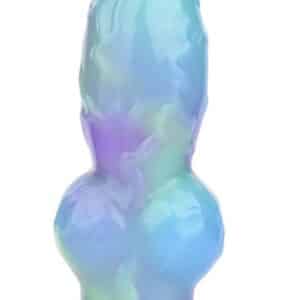 Wafus Dildo – 16 cm-es prémium, zöld-lila színű intim eszköz