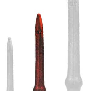 Gode Heelix M – prémium vibrátor, 38 x 5,5 cm, piros