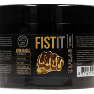 Fist It csúszós vízalapú síkosító 500ml - fekete tégely