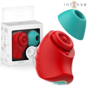 INTENSE Donnie – csiklóizgató vibrátor, piros/zöld