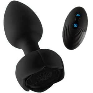 Plug Vibrant Rosana – prémium anális kényeztető fekete