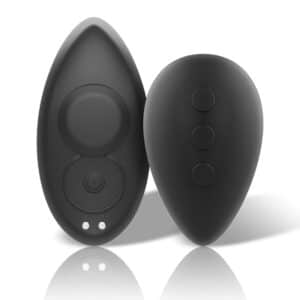 BLACK&SILVER – újratölthető szilikon vibrátor alsóba