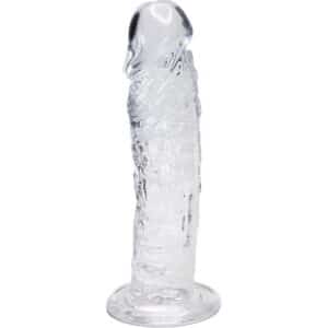 ÉLŐ - Realisztikus átlátszó pénisz, 19,3 cm prémium élmény