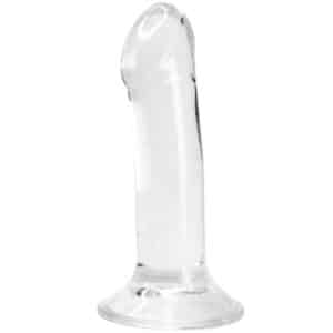 Életben – realisztikus, átlátszó 16 cm pénisz vibrátor