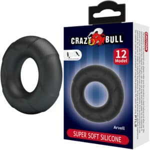 CRAZY BULL - prémium szilikon erekciós gyűrű 12-es modell