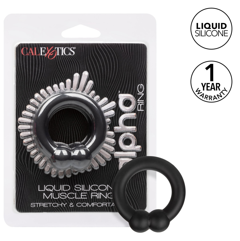 Muscle Ring Alpha – prémium férfi gyűrű fekete színben - Image 4