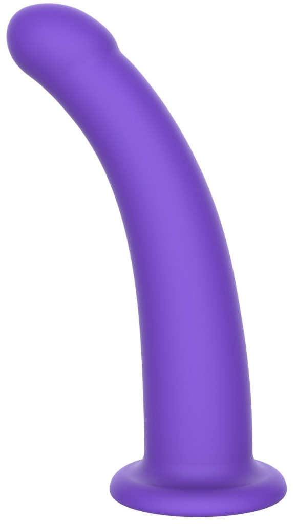 Harness Dong M Purple – prémium vibráló dildó púderrózsaszínben - Image 3