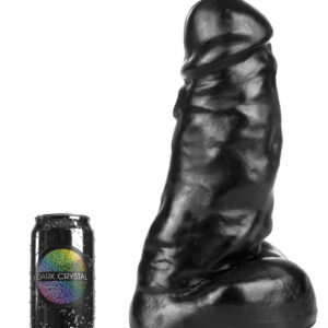 Dildo Neo – prémium sötét kristály, 25 x 11 cm