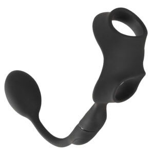 Butt Rebel – vibráló golyós ballstretcher dugó 6,5 x 4 cm