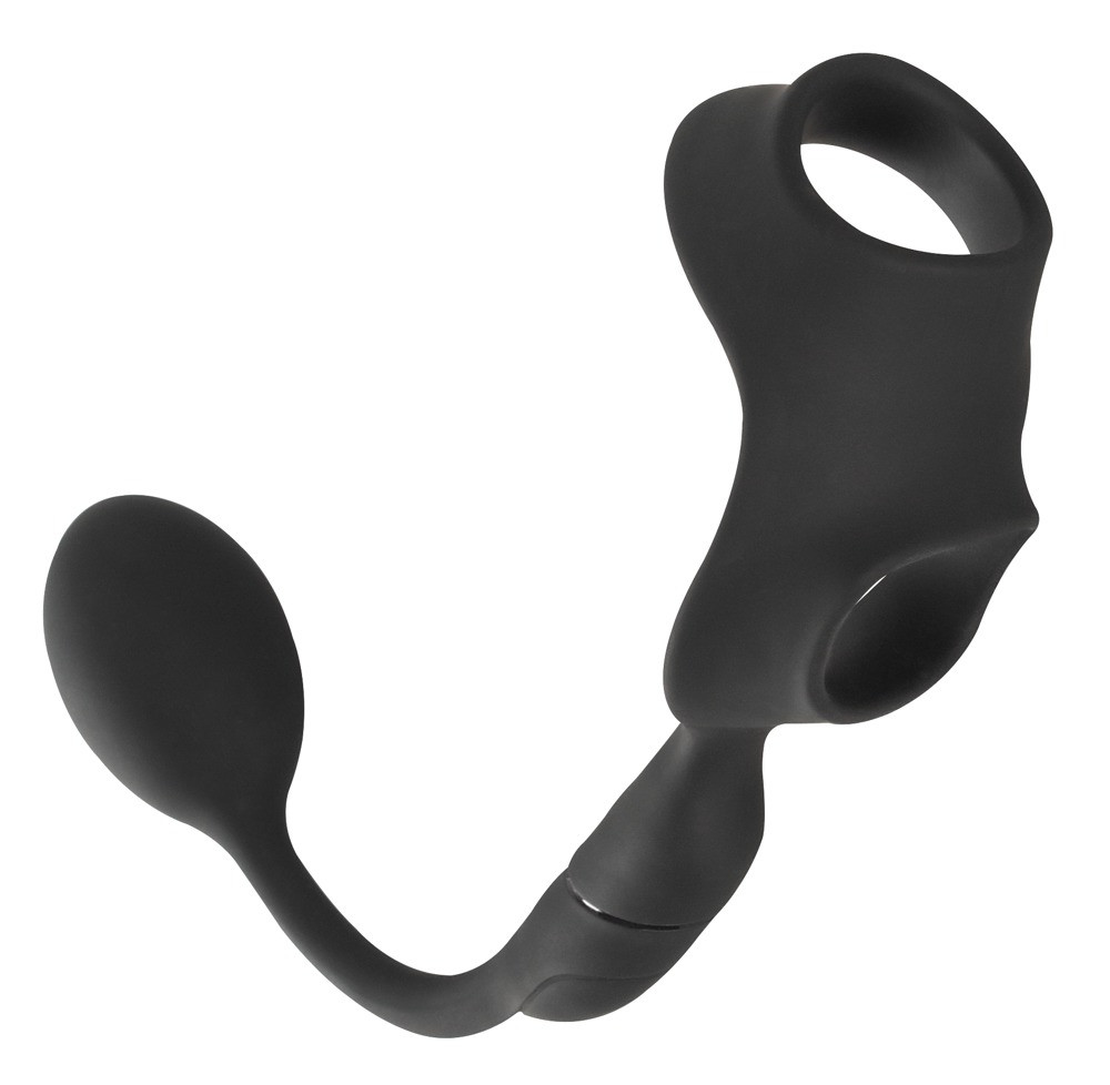Butt Rebel – vibráló golyós ballstretcher dugó 6,5 x 4 cm