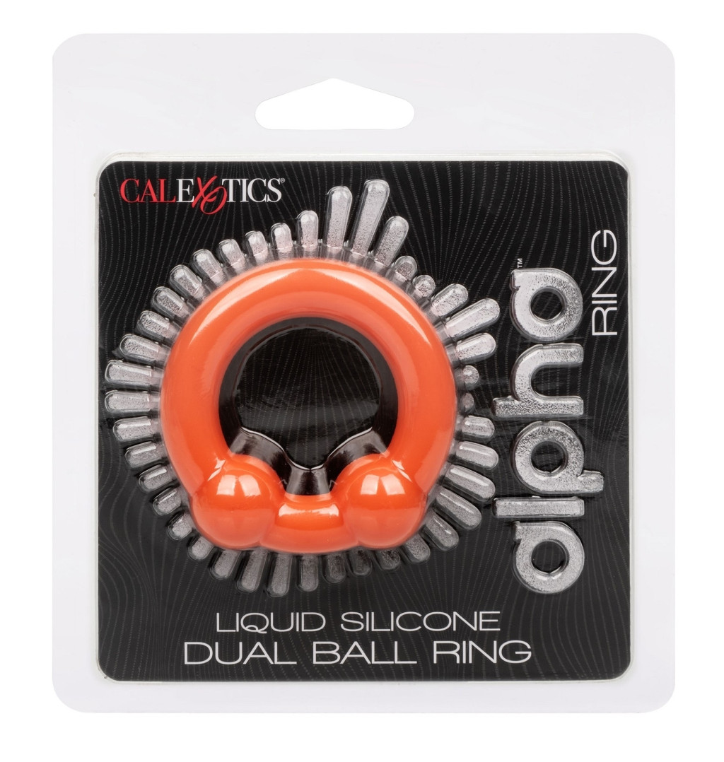 Cockring Alpha Dual Ball – duplagyöngyos péniszgyűrű 37 mm - Image 2