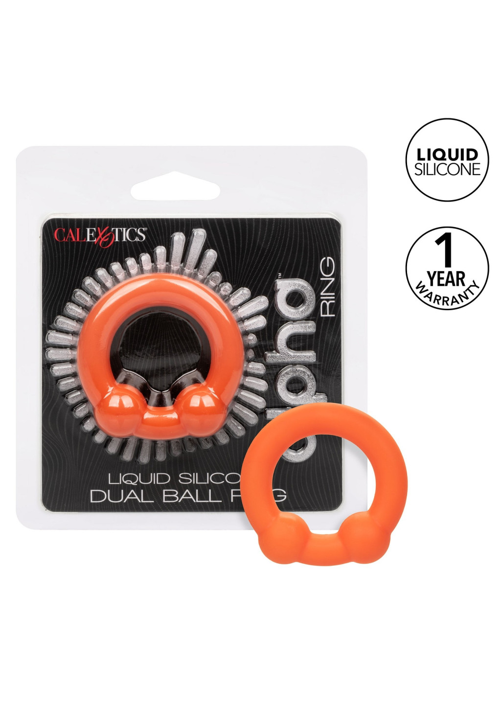 Cockring Alpha Dual Ball – duplagyöngyos péniszgyűrű 37 mm - Image 8