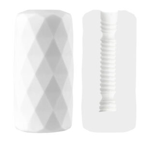 DIAMAL soft – bordázott prémium maszturbátor 14 cm