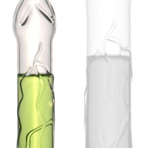 Heaglass S – üreges üveg dildó 16 x 3,5 cm