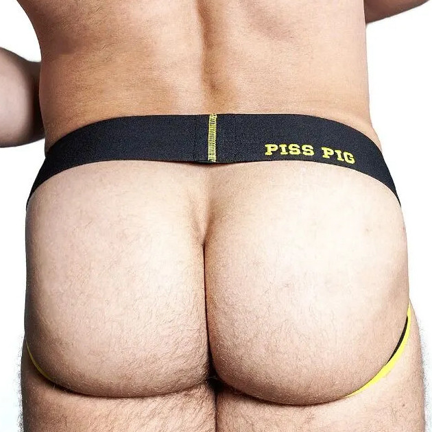 Jockstrap Oxjok – férfi fekete jockstrap prémium anyagból - Image 2