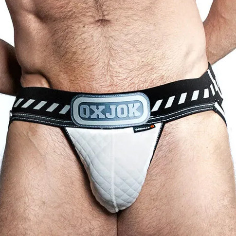 Oxjok Packer White – érzéki jockstrap prémium kivitelben