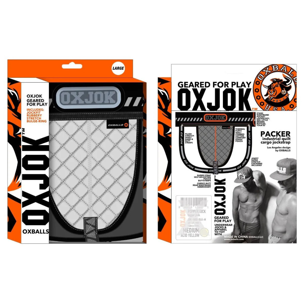 Oxjok Packer White – érzéki jockstrap prémium kivitelben - Image 6