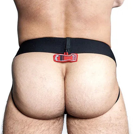 Oxjok Fisterjock – prémium maszturbáló jockstrap, piros - Image 2