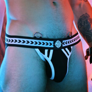 Daddy's Favorite – fekete jockstrap, érzéki kényelem