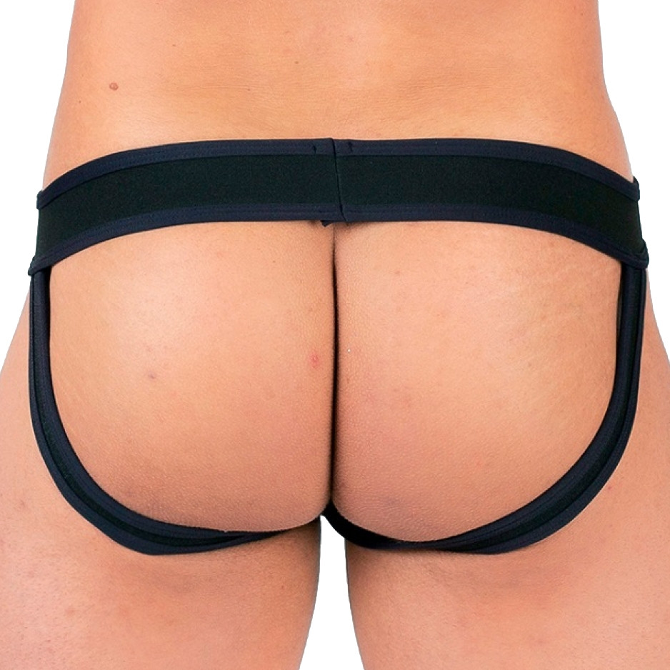 Jockstrap Shell Black – elegáns férfi támogató alsónemű - Image 2