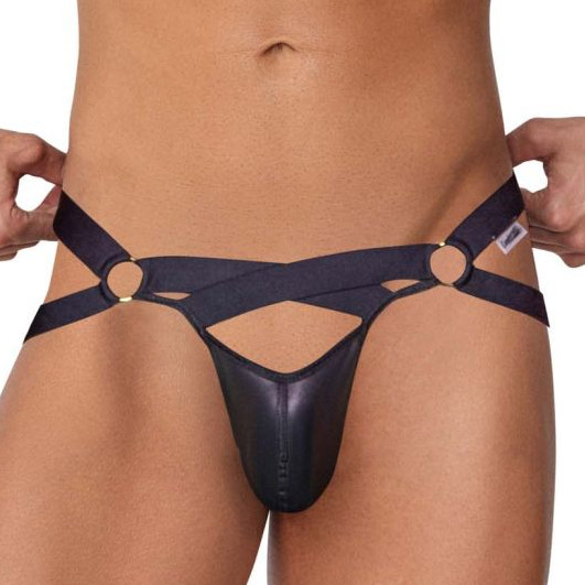 Aengus Black – prémium fekete jockstrap string