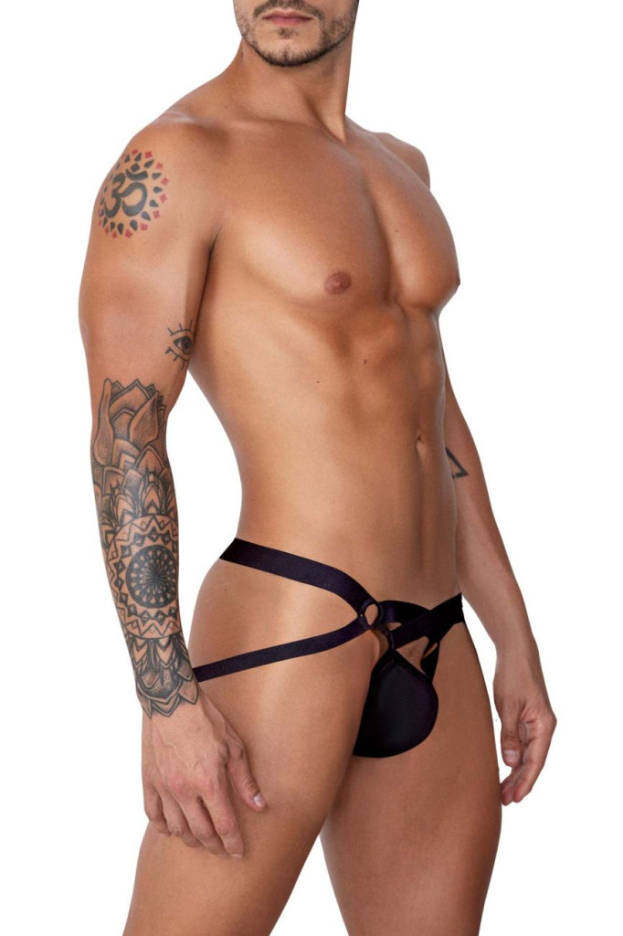 Aengus Black – prémium fekete jockstrap string - Image 3