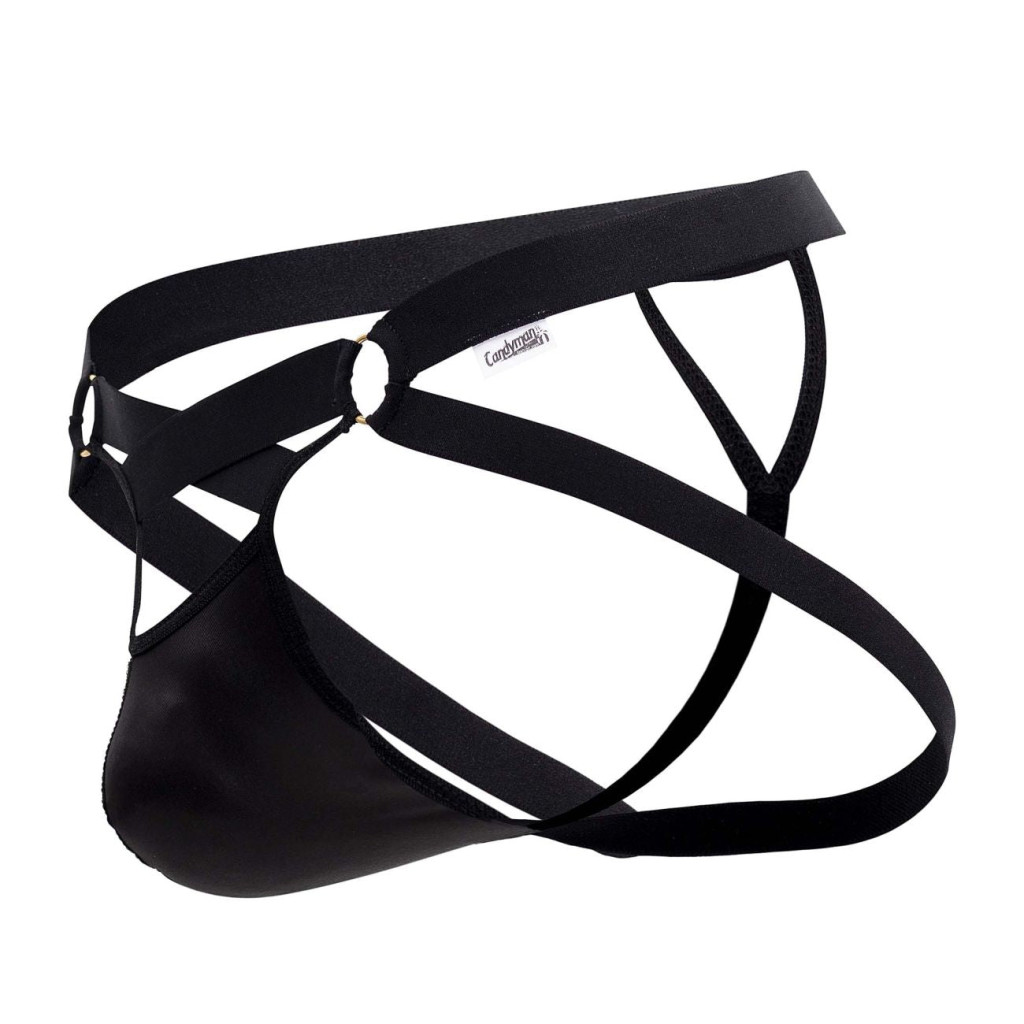 Aengus Black – prémium fekete jockstrap string - Image 5