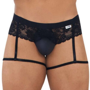 Eros Lace – fekete csipkés férfi alsónemű