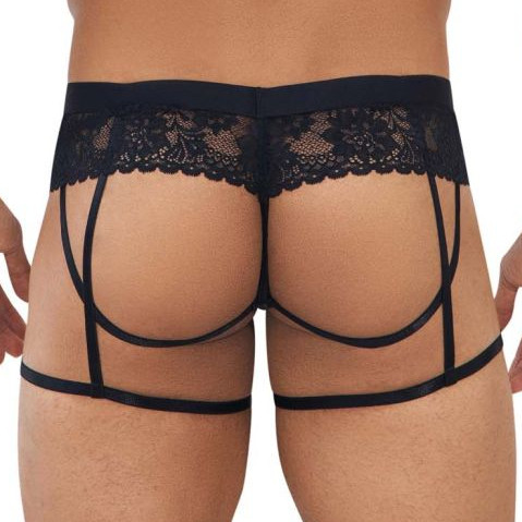 Eros Lace – fekete csipkés férfi alsónemű - Image 2